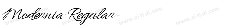 Modernia Regular字体转换 Modernia Regular字体转换